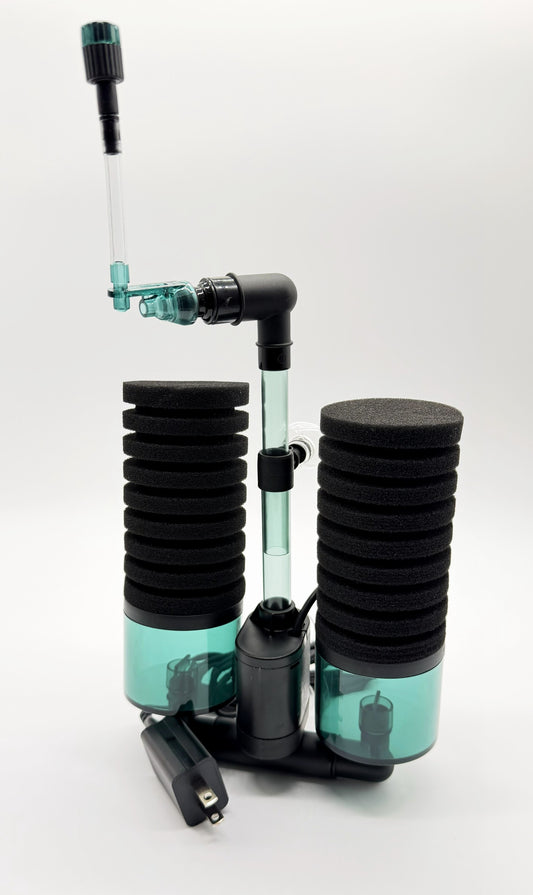 Aquarium Sponge Filter Air Powered Bio Filter for Betta Shrimp Nano Tanks