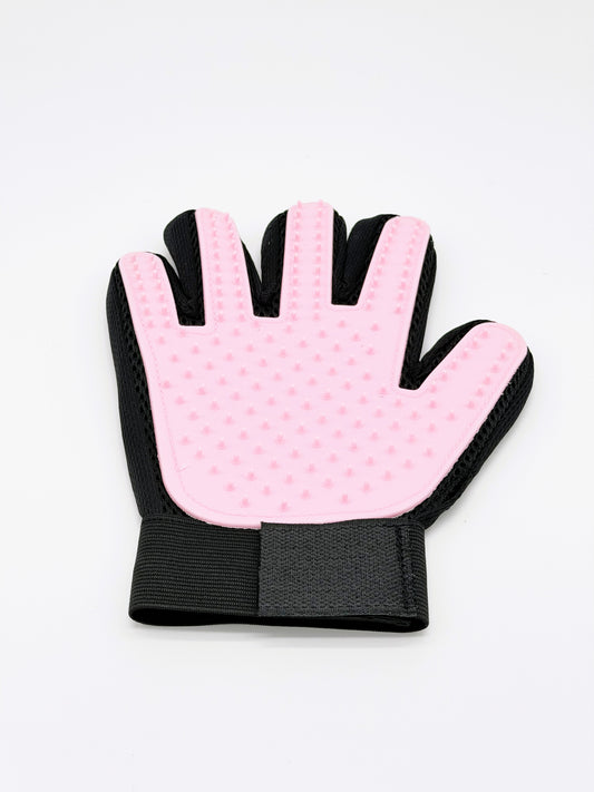 Pet Grooming & De-Shedding Glove for Dogs & Cats | Gentle Hair Removal Mitt