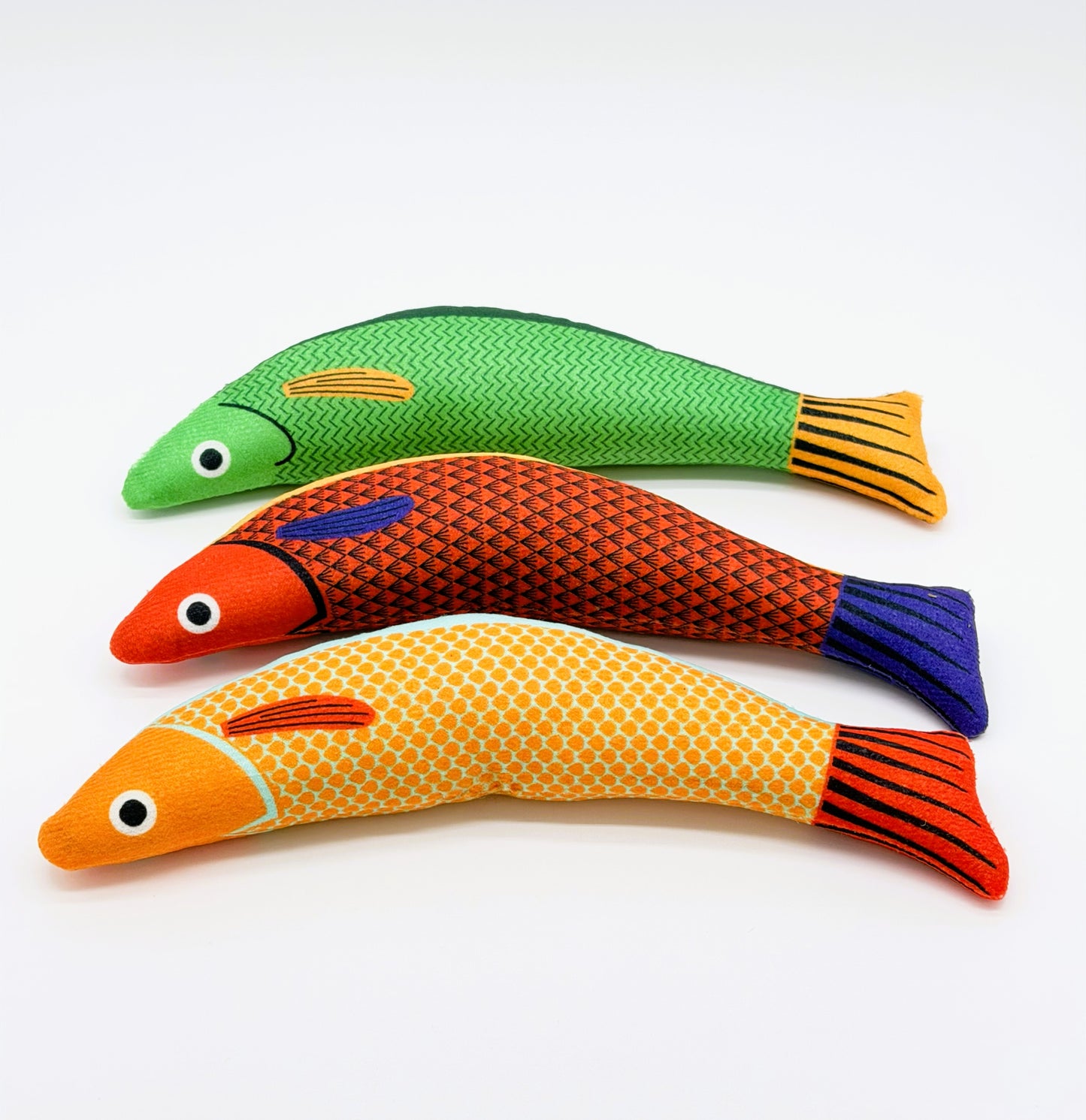 3 Pack Catnip Fish Toy for Cats | Soft Plush Interactive Catnip Toys for Indoor Cats & Kittens