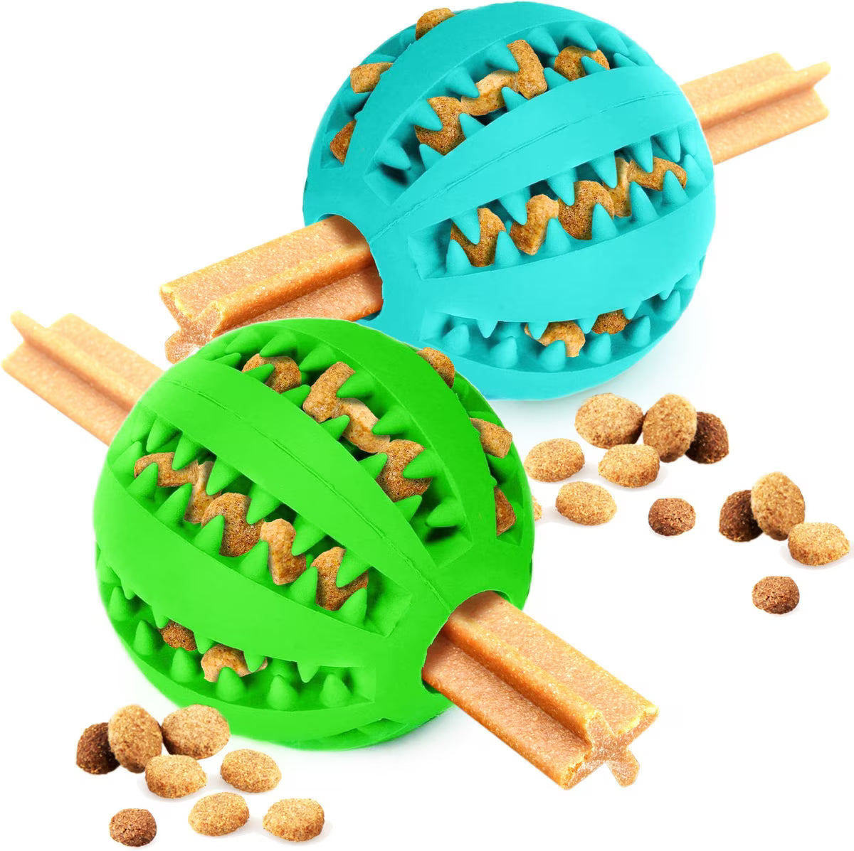 Dog Chew Ball & Teeth Cleaning Toy | Durable Interactive Dental Ball for Puppies & Dogs