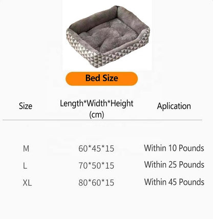 Cozy Plush Orthopedic Cat & Dog Bed – Ultra Soft Pet Bed with Non-Slip Bottom