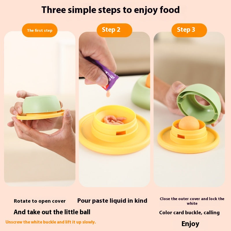 Pet Lick Bowl Slow Feeder for Dogs & Cats | Silicone Lick Mat