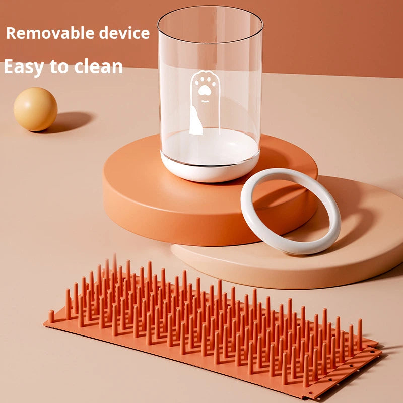 Portable Dog & Cat Paw Washer Cup – Silicone Pet Foot Cleaner with Soft Bristles