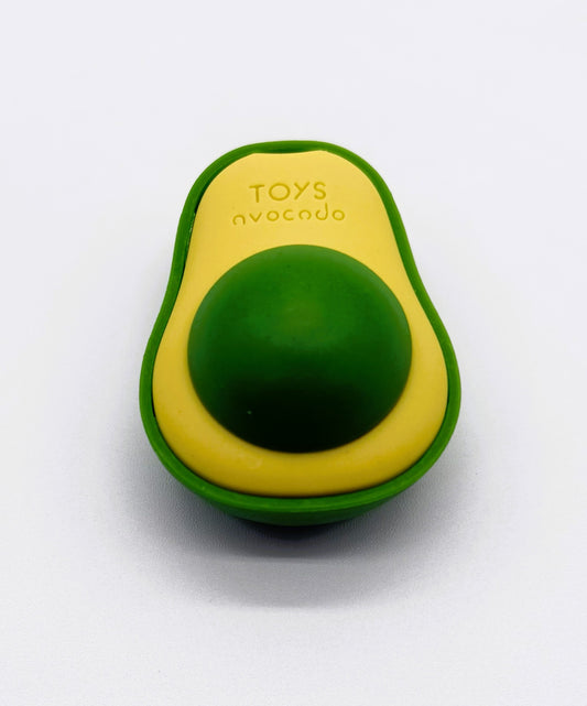 Avocado Shaped Catnip Wall Toy | Rotating Catnip Ball with Adhesive Mount for Indoor Cats & Kittens