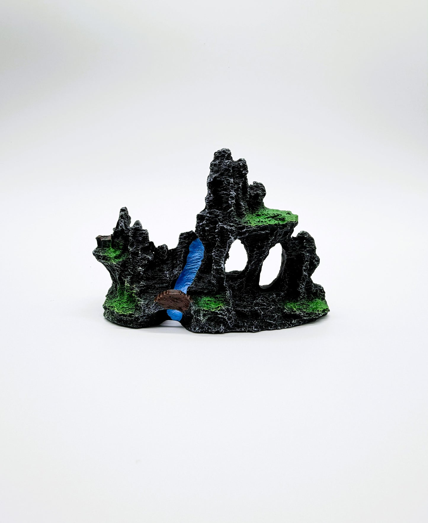Aquascape Aquarium Rockery Decor | Natural Rock Cave Ornament for Freshwater Fish Tanks