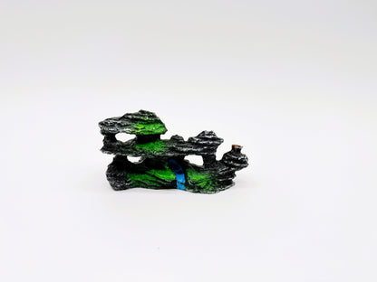 Aquascape Aquarium Rockery Decor | Natural Rock Cave Ornament for Freshwater Fish Tanks