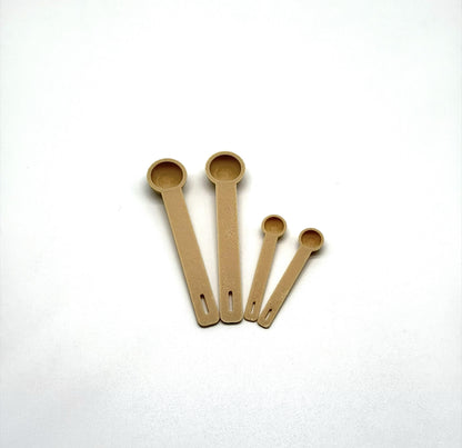 4 Pack Fish & Shrimp Food Scoops | Precision Feeding Spoons for Nano Fish & Shrimp Aquariums