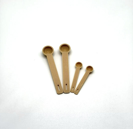 4 Pack Fish & Shrimp Food Scoops | Precision Feeding Spoons for Nano Fish & Shrimp Aquariums