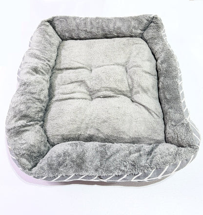 Cozy Plush Orthopedic Cat & Dog Bed – Ultra Soft Pet Bed with Non-Slip Bottom