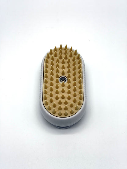 USB Rechargeable Pet Spray Grooming Brush | Self-Cleaning Dog & Cat Massage Brush with Mist Spray