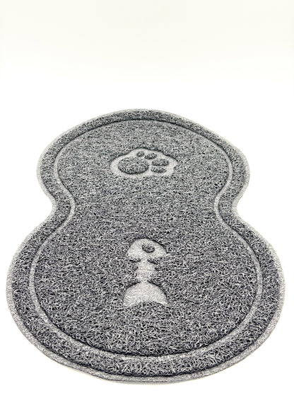 Pet Food & Litter Mat 18" x 10" | Waterproof Non-Slip Cat & Dog Feeding Mat