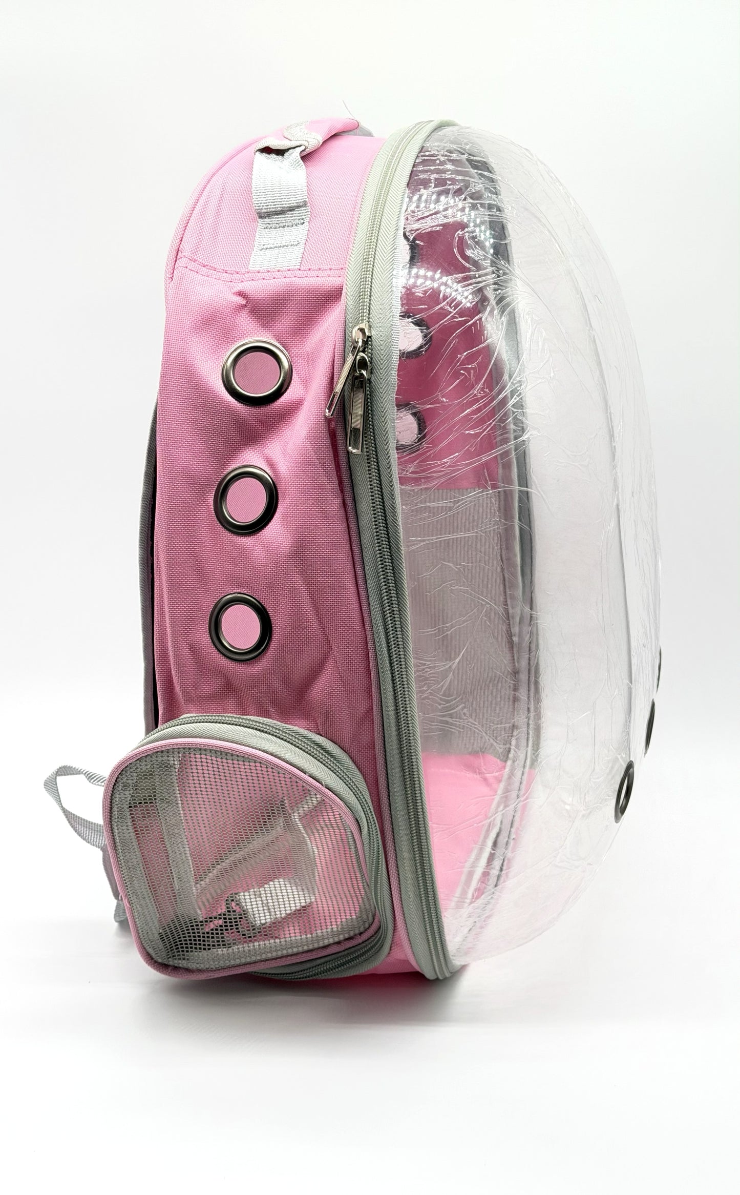 Transparent Cat & Small Dog Backpack Carrier | Airline Approved Bubble Pet Travel Backpack with Ventilation | Black, Red, Blue & Pink