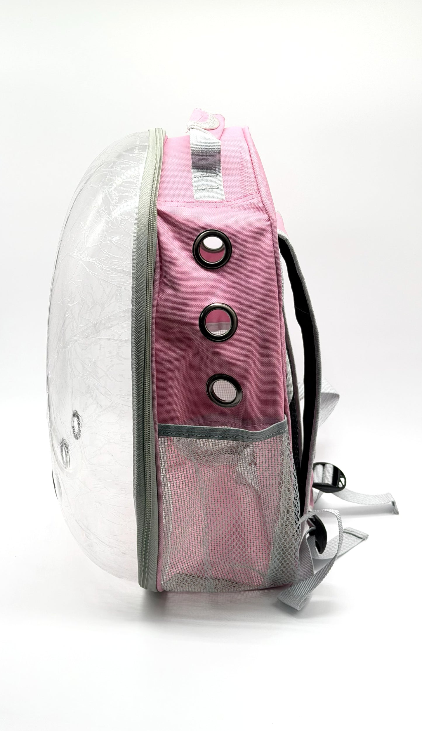 Transparent Cat & Small Dog Backpack Carrier | Airline Approved Bubble Pet Travel Backpack with Ventilation | Black, Red, Blue & Pink