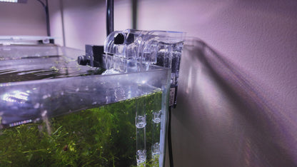 Nano Hang On Back Aquarium Filter for Betta Shrimp Small Fish Tanks